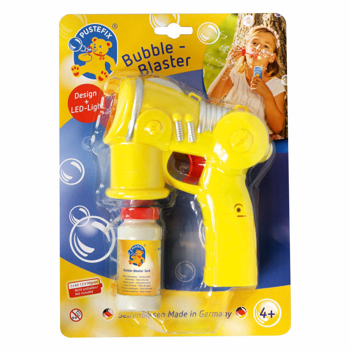 Pustefix Seifenblasenstrahler mit Seifenblasenbläser