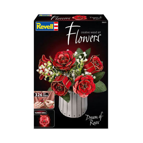 Revell creative wood art flowers dream of roses - 326dlg.
