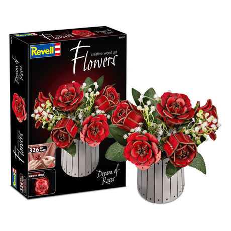 Revell creative wood art flowers dream of roses - 326dlg.
