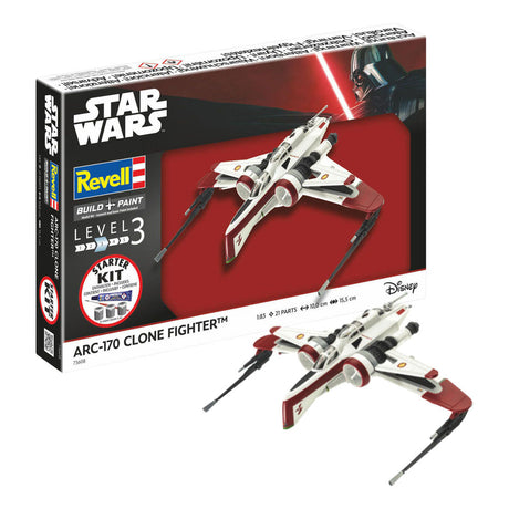 Revell modelbouwpakket starter kit arc-170 fighter 1:58 - 21dlg.