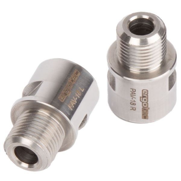 Pedal Asleger 9 16 Ergotec - Edelstahl poliert