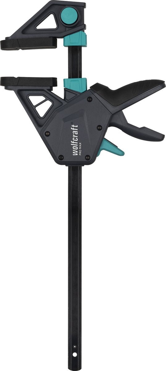 Wolfcraft - Einhandzwinge - Leimzwinge Pro Max 450mm - Leimzwinge - Schnellspannzwinge - 3072000