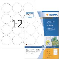 Herma Mobiliaretiketten rund 60 100 Blatt DIN A4 1200 Stück 4477