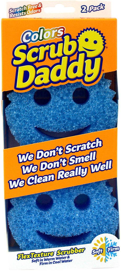 Scrub Daddy Reinigungsschwamm – blau – 2 Stück