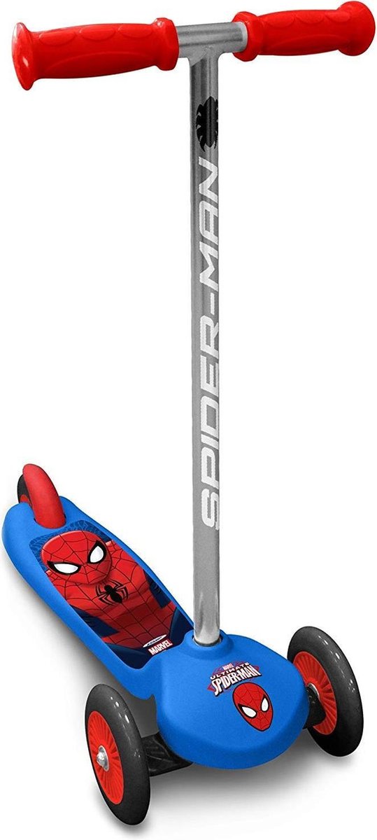 Marvel Spider-Man 3-Rad-Kinderroller – Lenkroller – Jungen – Blau; rot
