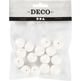 Creativ Company Bälle, D 20 mm, weiß, 15 Stück 1 Box