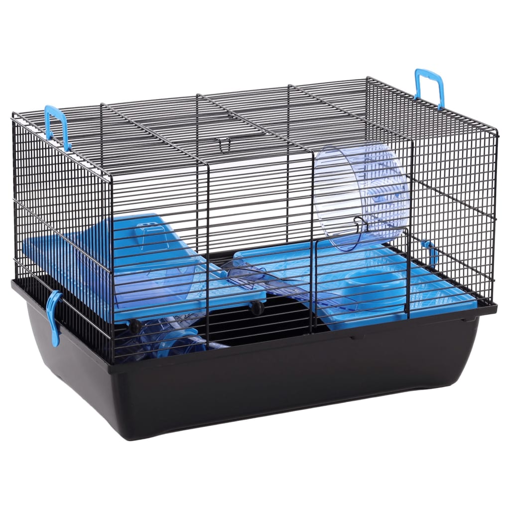 Flamingo Flamingo Hamster Cage Jaro 2 50,5x33x32,5 cm černá a modrá