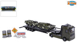 2-teiliger Militärtransporter + Panzer 24 cm