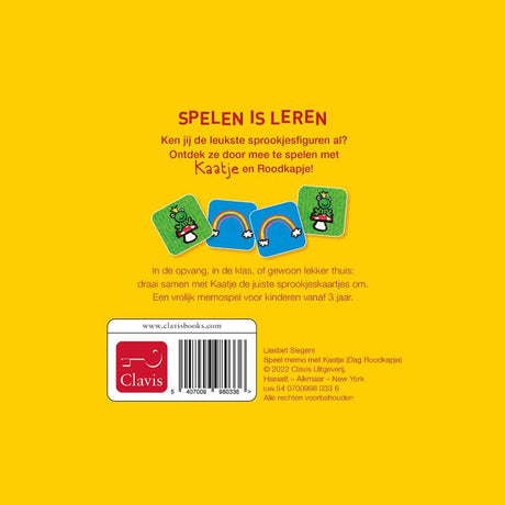 Clavis speel memo: dag roodkapje! (kaatje). 3+