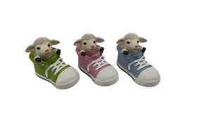 Spardose Schaf im Turnschuh 13x6,5x10,5cm