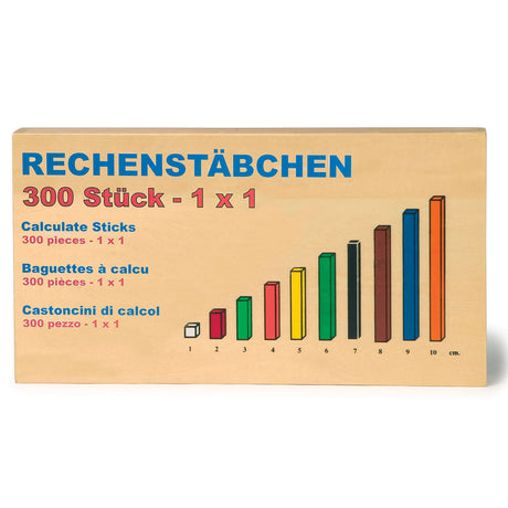 Kleiner Fuß – Rechenstäbe