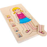 Small Foot Wood Body Puzzle Girl, 29st.