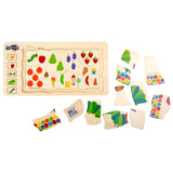 Small Foot caterpillar Nooitgenoeg Laagen puzzle, 36dlg.