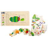 Majhna stopala Caterpillar Nooitgenoeg Laagen Puzzle, 36dlg.