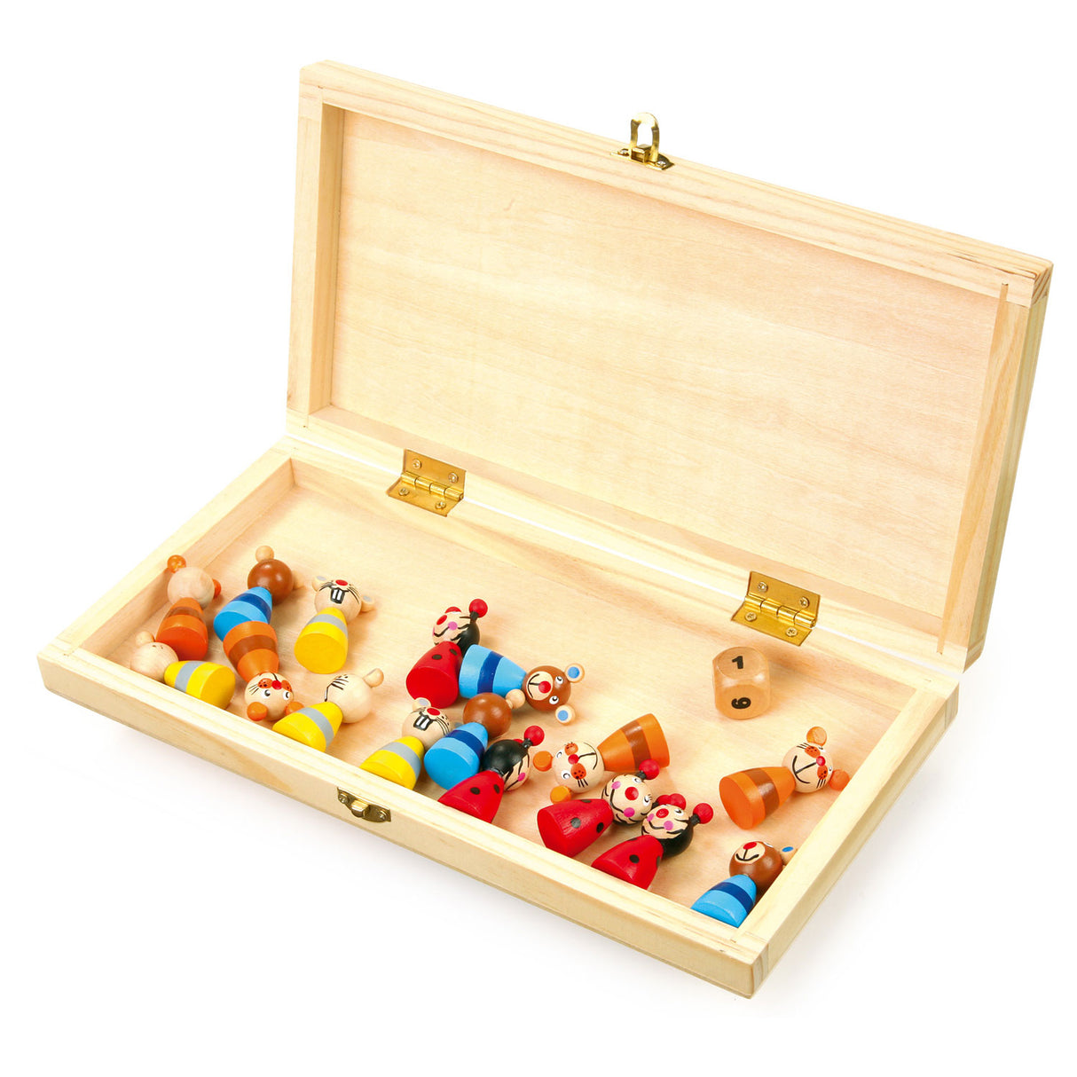 Kleiner Fuß - Ludo-Tiere aus Holz