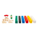 Small Foot - Holz-Domino-Rallye, 490-tlg.