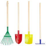 Kleiner Fuß - Holzkindergartenwerkzeuge, 4dlg.