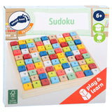 Color de juego Saudoku de madera de pie pequeño, 82dlg.