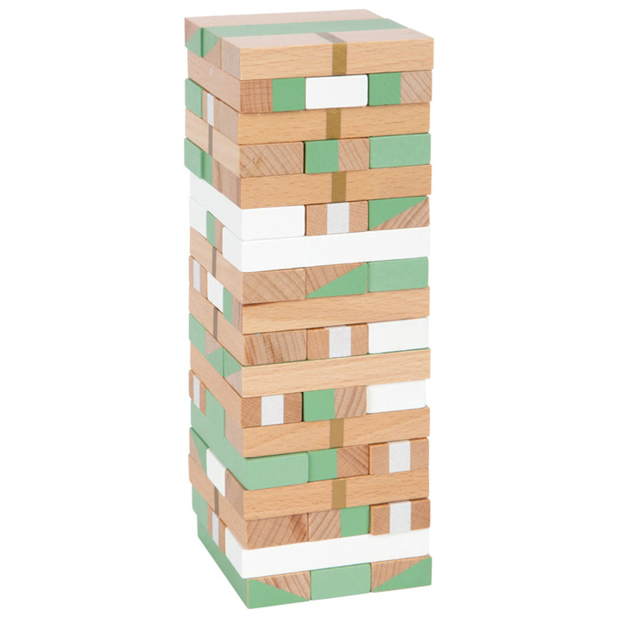 Small Foot - Wackelturmspiel aus Holz, Gold Edition