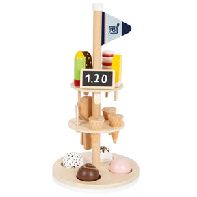 Small Foot - Eiswürfel aus Holz mit Halter, 15 Stk.