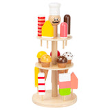 Kleiner Fuß - Holzluigi -Eisstand, 16dlg.