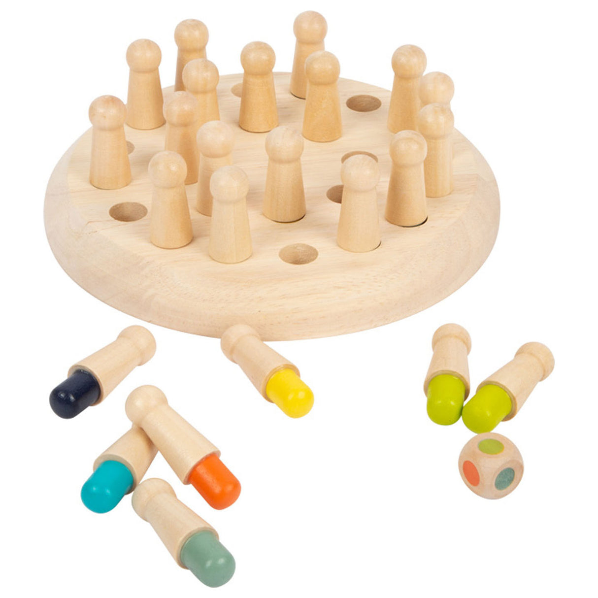 Small foot wooden colors memo game