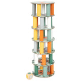 Small foot wooden wobbel tower game