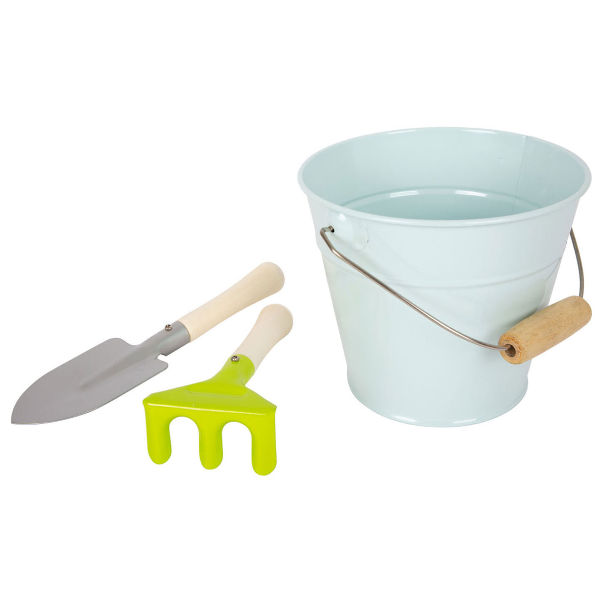 Outils de jardin pour enfants en bois à petit pied, 8dlg.