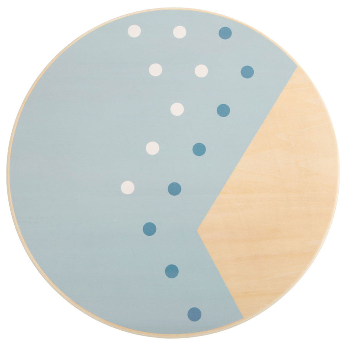 Kleiner Fuß - Holzbalancelager blau