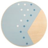 Kleiner Fuß - Holzbalancelager blau