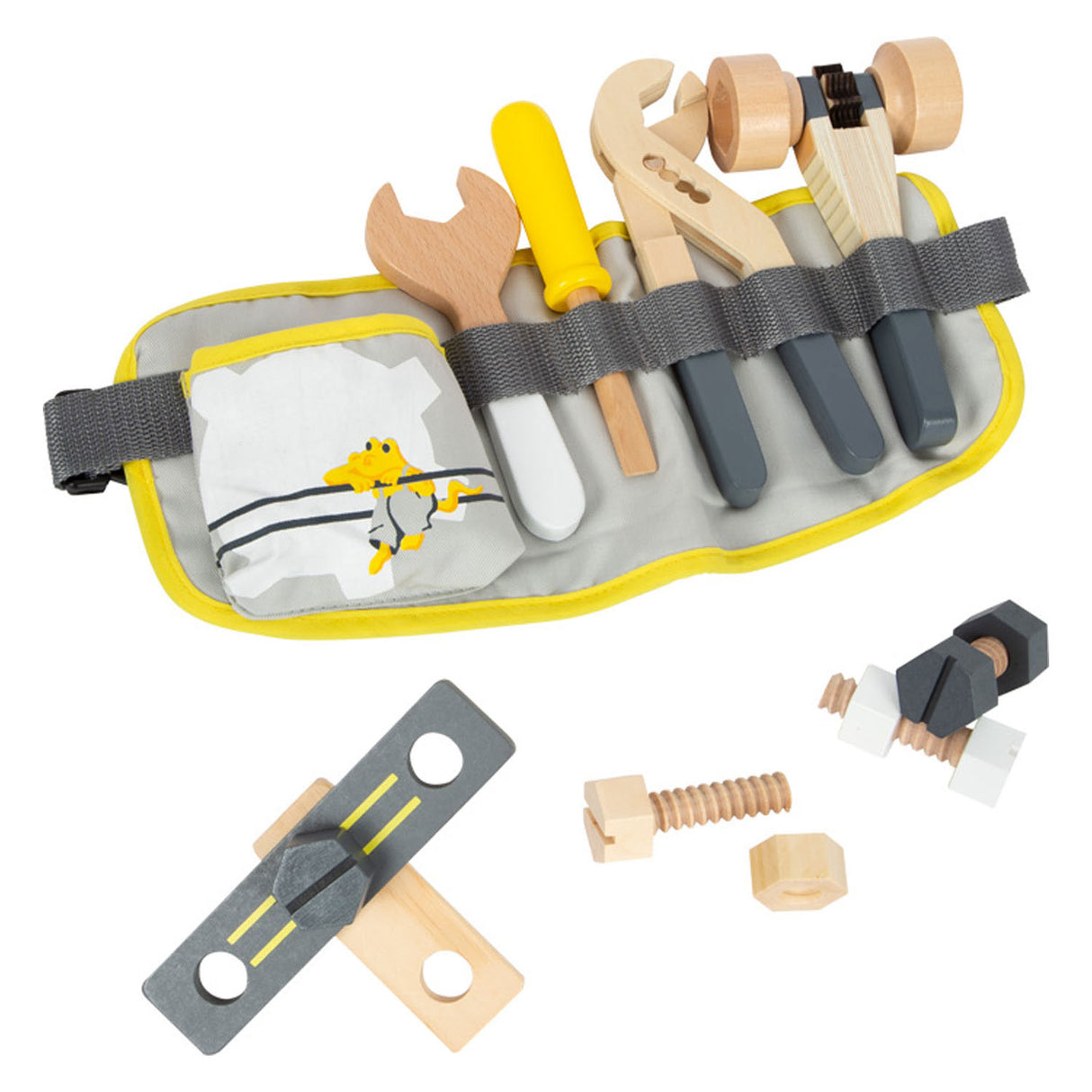 Small Foot - Werkzeuggürtel mit Holzwerkzeug Miniwob