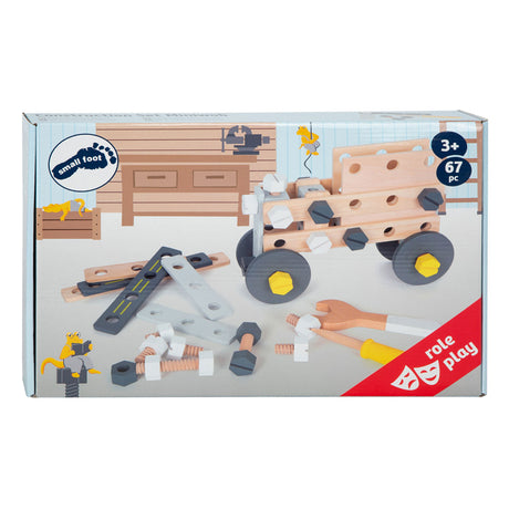 Small Foot - Holzbaukasten Miniwob, 67-teilig.
