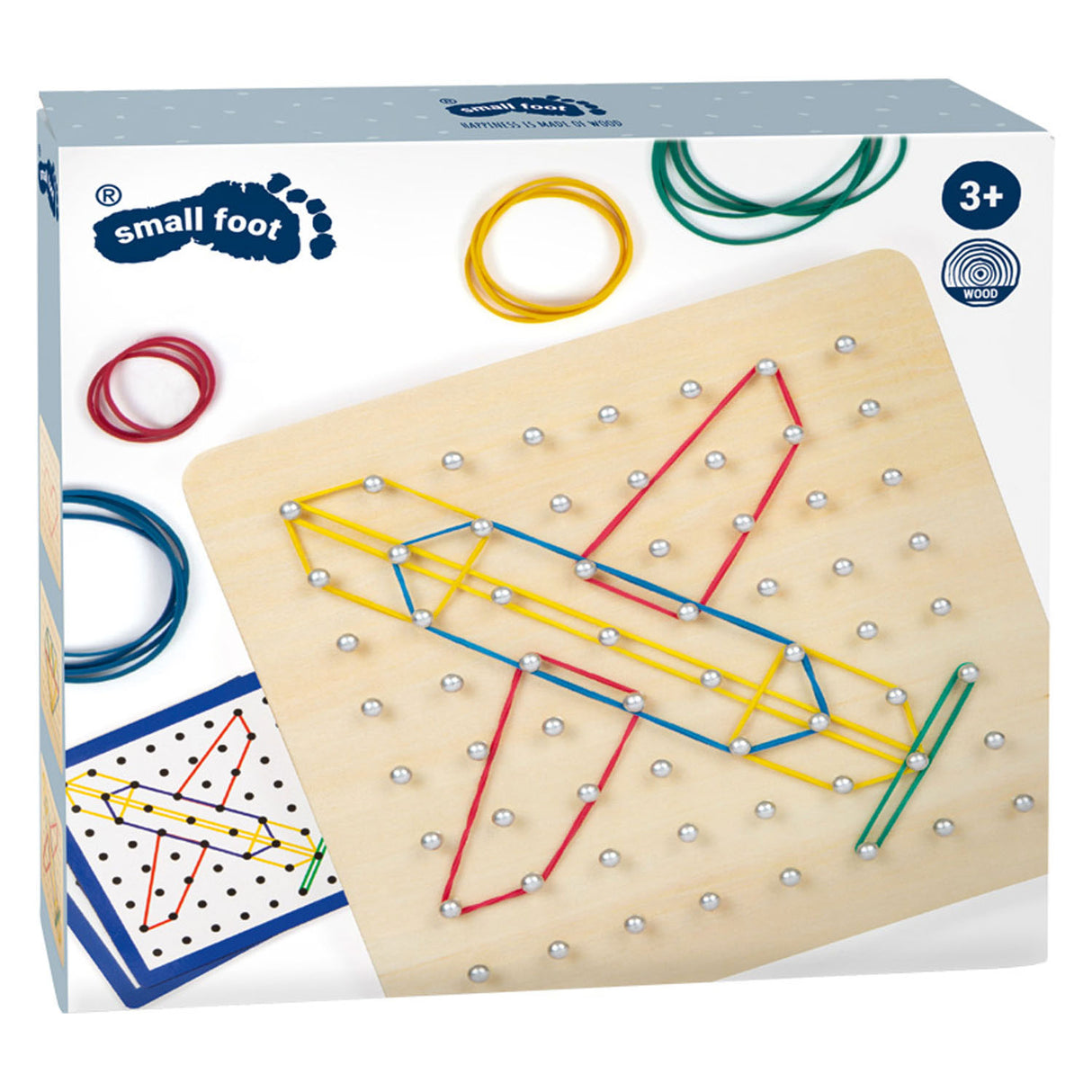 Small Foot - Geoboard-Set aus Holz