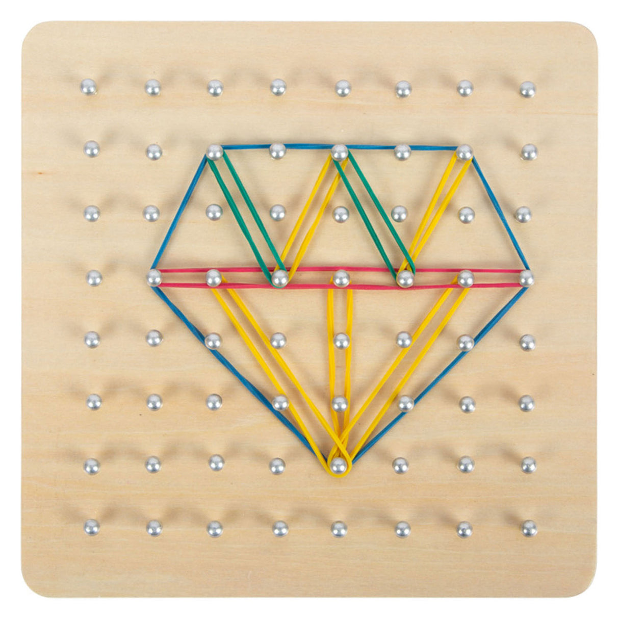 Small Foot - Geoboard-Set aus Holz
