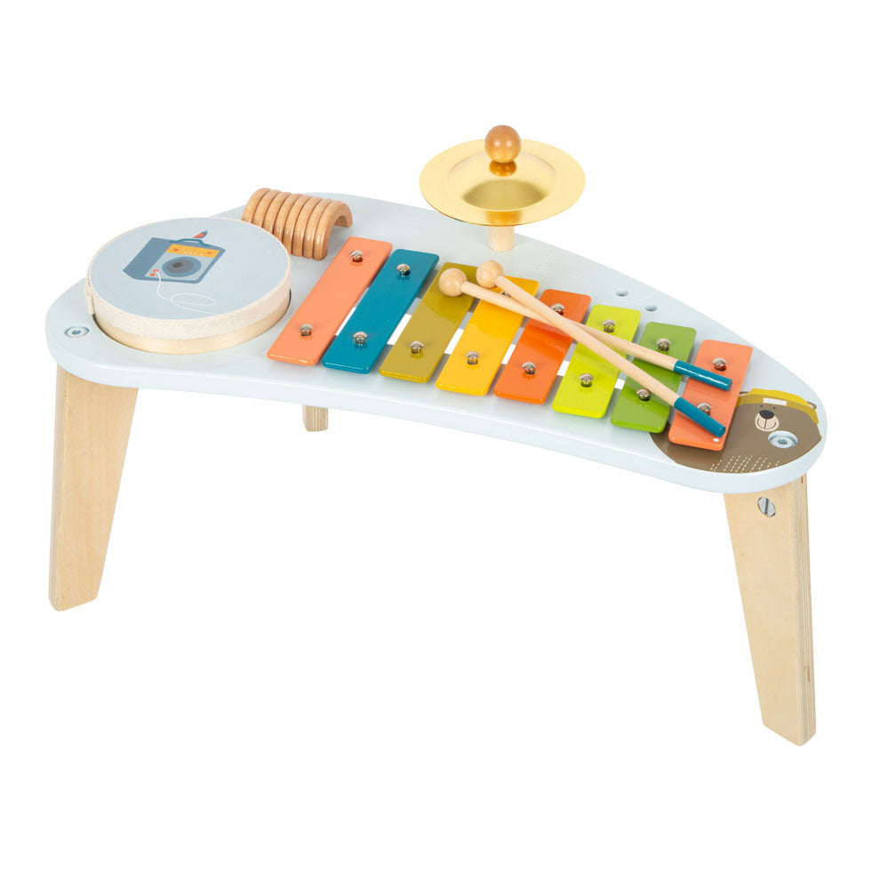 Table de musique en bois de petit pied Beats groovy