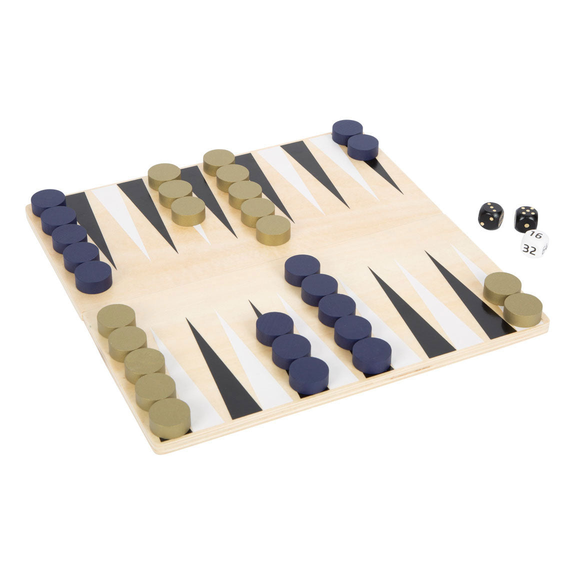 Kleiner Fuß - Schach und Backgammon -Spiel (Goldene Edition)