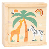 Small foot wooden memo safari