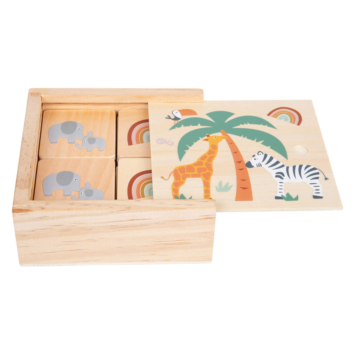 Small Foot - Holz-Memo-Safari