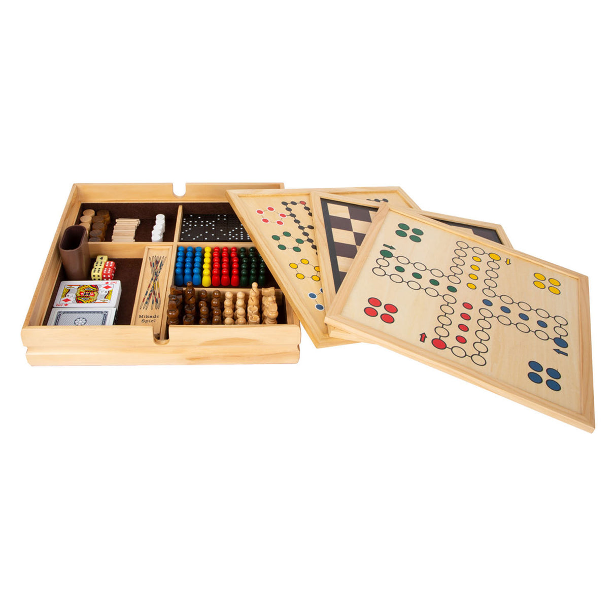 Collezione di giochi in legno di piccoli piedi, 20 classici