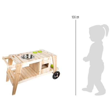 Kleiner Fuß - Schlamm im Freien Spielküche