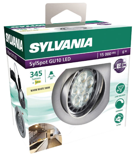 Sylvania syl-0053381 LED-Downlight 6 W 3000 K 345 lm