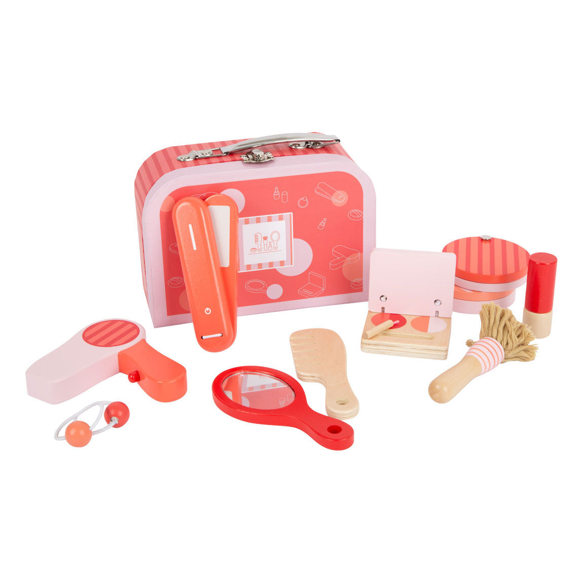 Small Foot - Retro-Spielschminke aus Holz im Koffer