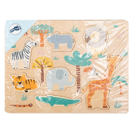 Small Foot - Holzpuzzle Safari