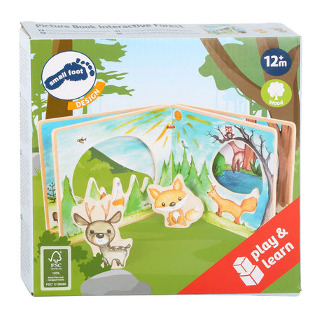 Holz Bilderbuch Forest mit 2 Spielfiguren