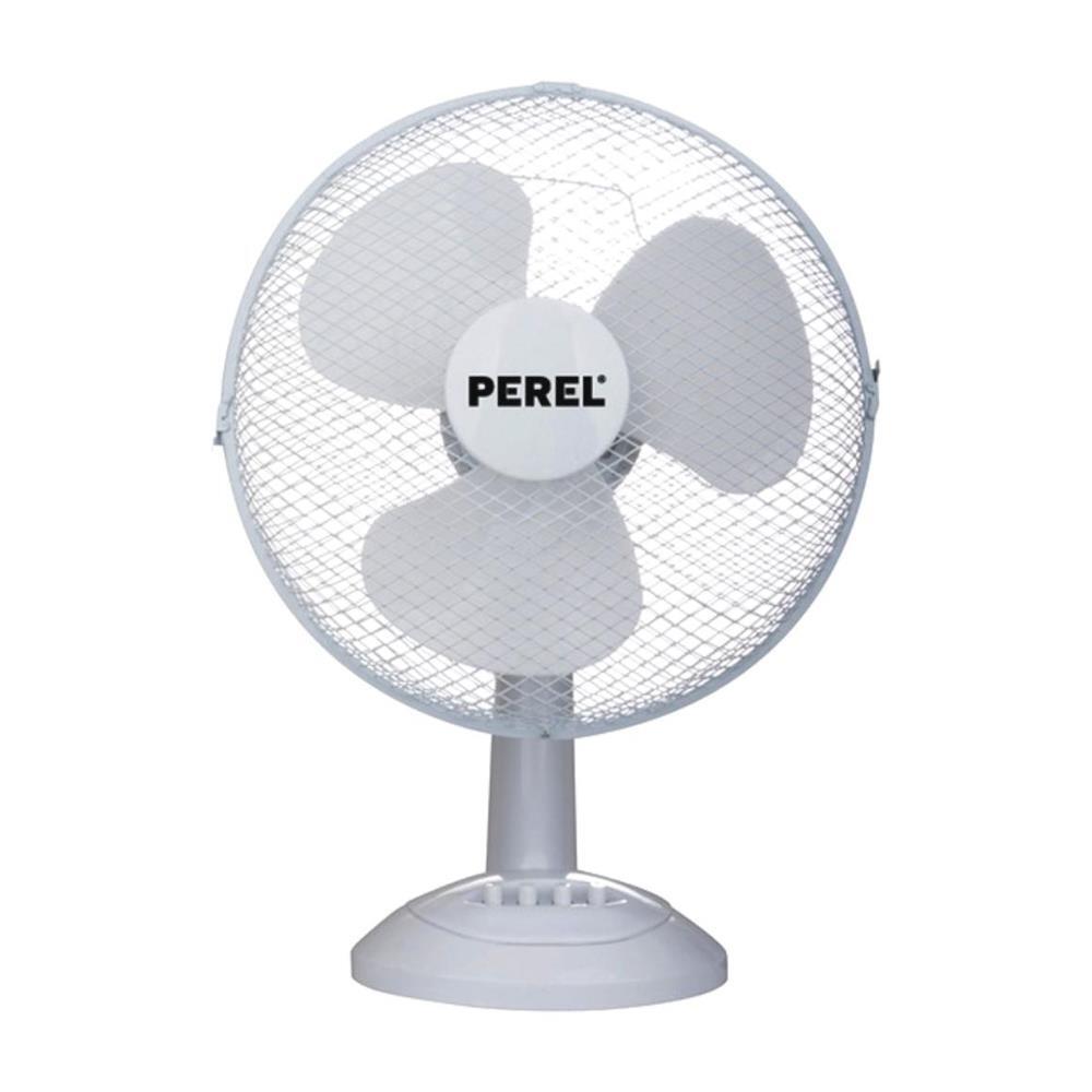 Perel tafelventilator 40 cm wit