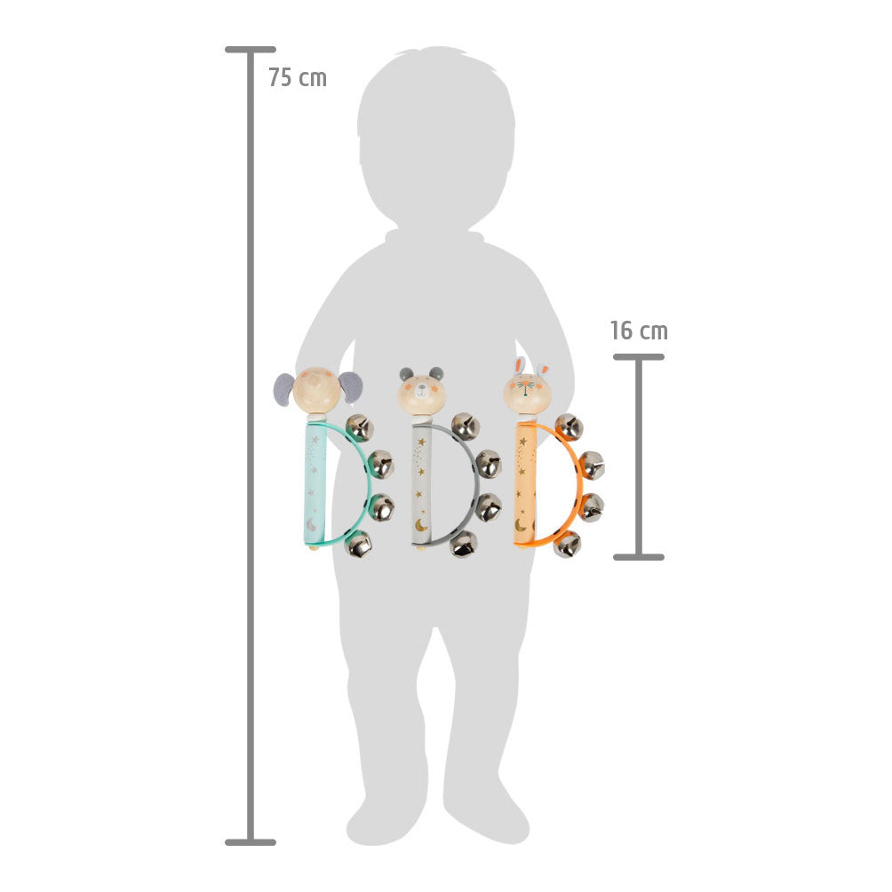 Malá noha dřevěná dítě tamboerijn dier pastel