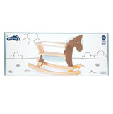 Small Foot - Schaukelpferd mit braunem Sitz