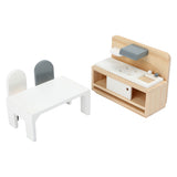 Small Foot - Puppenhausmöbel-Komplettset aus Holz, 28-teilig.