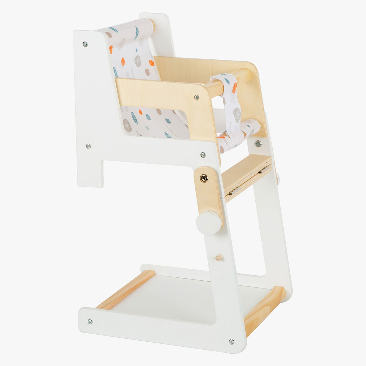 Kleiner Fuß - Kombinations-Puppenstuhl aus Holz, kleiner Knopf
