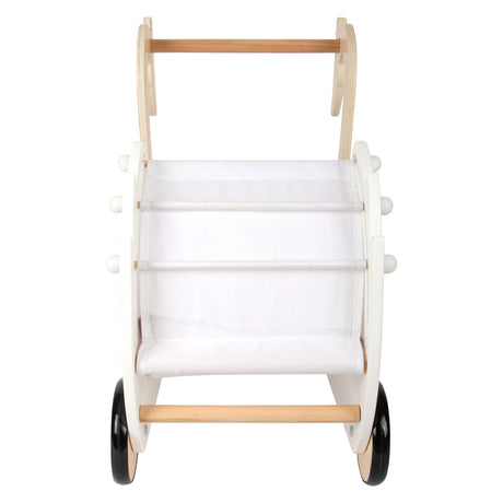 Small Foot - Schwanen-Puppenwagen aus Holz